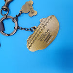 Lady And The Tramp Lady Sleeping Basket Keychain Charm