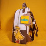 Sesame Street Block Characters Elmo , Oscar , Burt , Ernie Mini Backpack