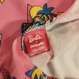 Barbie California Dream Pink One Piece Swim Suit Bathing Suit 2XL