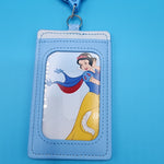 Loungefly Disney Princess Snow White Blue Bird Retractable Lanyard ID Holder