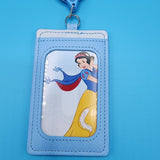 Loungefly Disney Princess Snow White Blue Bird Retractable Lanyard ID Holder
