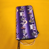 Loungefly The Nightmare Before Christmas Halloween Line AOP Zip Wallet
