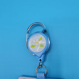 Loungefly Disney Princess Snow White Blue Bird Retractable Lanyard ID Holder