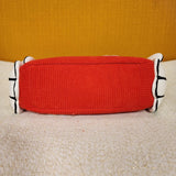 Disney 100th Mickey Hands Gloves Red Corduroy Crossbody Handbag