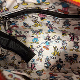 Disney 100th Mickey Hands Gloves Red Corduroy Crossbody Handbag