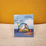 Little Mermaid Tritons Gift Hinged Ariel Rock 3" LE Enamel Pin