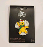Winnie the Pooh Snow Angel Pooh Bear Moving Arms Enamel Pin