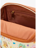 Loungefly Disney Cats Milk Cartons AOP Crossbody Bag Marie Simba Cheshire
