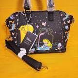 Loungefly Disney Alice In Wonderland Floating Bottle Character Satchel Handbag
