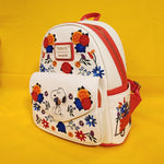 Loungefly Peanuts Snoopy Flowers Embroidered Envelope Letter Mini Backpack