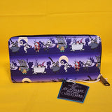 Loungefly The Nightmare Before Christmas Halloween Line AOP Zip Wallet