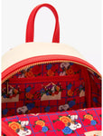 Loungefly Peanuts Snoopy Flowers Embroidered Envelope Letter Mini Backpack
