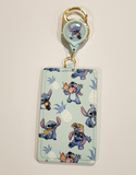 Lilo and Stitch Dessert Snack Retractable Lanyard ID Holder