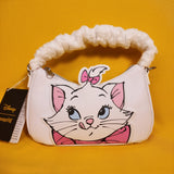 Loungefly Disney The Aristocats Marie Fuzzy Scrunchy Handle Crossbody Bag