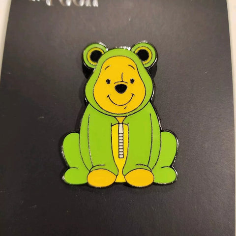 Winnie the Pooh Frog PJs Costume Enamel Pin