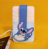 Loungefly Disney Lilo and Stitch Surf Board Blue Card Holder Wallet