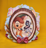 Loungefly Disney Bambi Thumper Flower Group Portrait Figural Mini Backpack