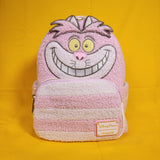 Loungefly Disney Parks Cheshire Cat Alice In Wonderland Chenille Mini Backpack
