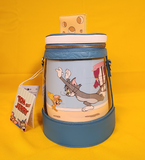 Tom and Jerry Chase Scene Spinning Bottle Cheese Crossbody Bag