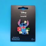 Loungefly Disney Lilo & Stitch Ducklings Ducks Stitch Floral Enamel Pin NEW