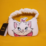 Loungefly Disney The Aristocats Marie Fuzzy Scrunchy Handle Crossbody Bag