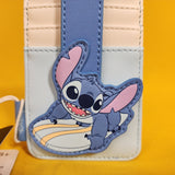 Loungefly Disney Lilo and Stitch Surf Board Blue Card Holder Wallet