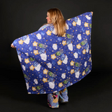 Cakeworthy Care Bears x Sesame Street Street Quilted Blanket Throw
