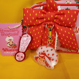 Whatever! Makes You Happy Strawberry Shortcake Mini Duffel Crossbody Bag