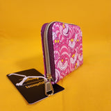 Loungefly Disney Alice In Wonderland Cheshire Cat Collage AOP Zip Wallet