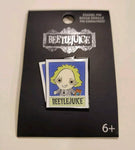 Beetlejuice Polaroid Portrait Enamel Pin