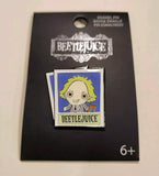 Beetlejuice Polaroid Portrait Enamel Pin