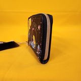 Alice In Wonderland Glow-In-The-Dark Zip Around Wallet