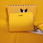 Marc Tetro Boston Terrier Yellow Dog Wallet Cardholder Wristlet