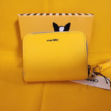 Marc Tetro Boston Terrier Yellow Dog Wallet Cardholder Wristlet