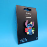 Loungefly Disney Lilo & Stitch Ducklings Ducks Stitch Floral Enamel Pin NEW