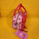 Whatever! Makes You Happy Strawberry Shortcake Mini Duffel Crossbody Bag
