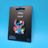 Loungefly Disney Lilo & Stitch Ducklings Ducks Stitch Floral Enamel Pin NEW
