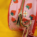 Whatever! Makes You Happy Strawberry Shortcake Mini Duffel Crossbody Bag