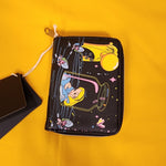 Alice In Wonderland Glow-In-The-Dark Zip Around Wallet