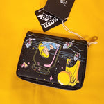 Alice In Wonderland Glow-In-The-Dark Zip Around Wallet