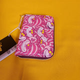 Loungefly Disney Alice In Wonderland Cheshire Cat Collage AOP Zip Wallet