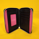 Alice In Wonderland Glow-In-The-Dark Zip Around Wallet