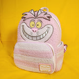 Loungefly Disney Parks Cheshire Cat Alice In Wonderland Chenille Mini Backpack