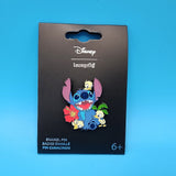 Loungefly Disney Lilo & Stitch Ducklings Ducks Stitch Floral Enamel Pin NEW