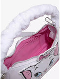 Loungefly Disney The Aristocats Marie Fuzzy Scrunchy Handle Crossbody Bag