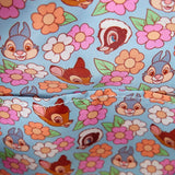 Loungefly Disney Bambi Thumper Flower Group Portrait Figural Mini Backpack
