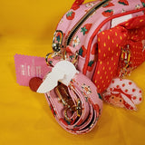 Whatever! Makes You Happy Strawberry Shortcake Mini Duffel Crossbody Bag