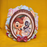 Loungefly Disney Bambi Thumper Flower Group Portrait Figural Mini Backpack