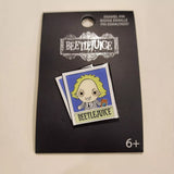 Beetlejuice Polaroid Portrait Enamel Pin