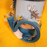 Tom and Jerry Chase Scene Spinning Bottle Cheese Crossbody Bag